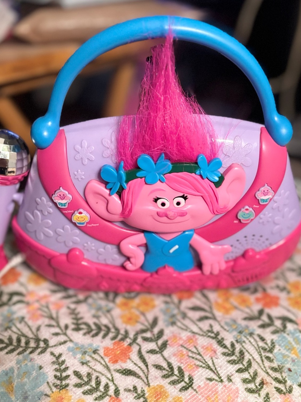 Dreamworks Poppy Pink and Blue Troll Play Purse